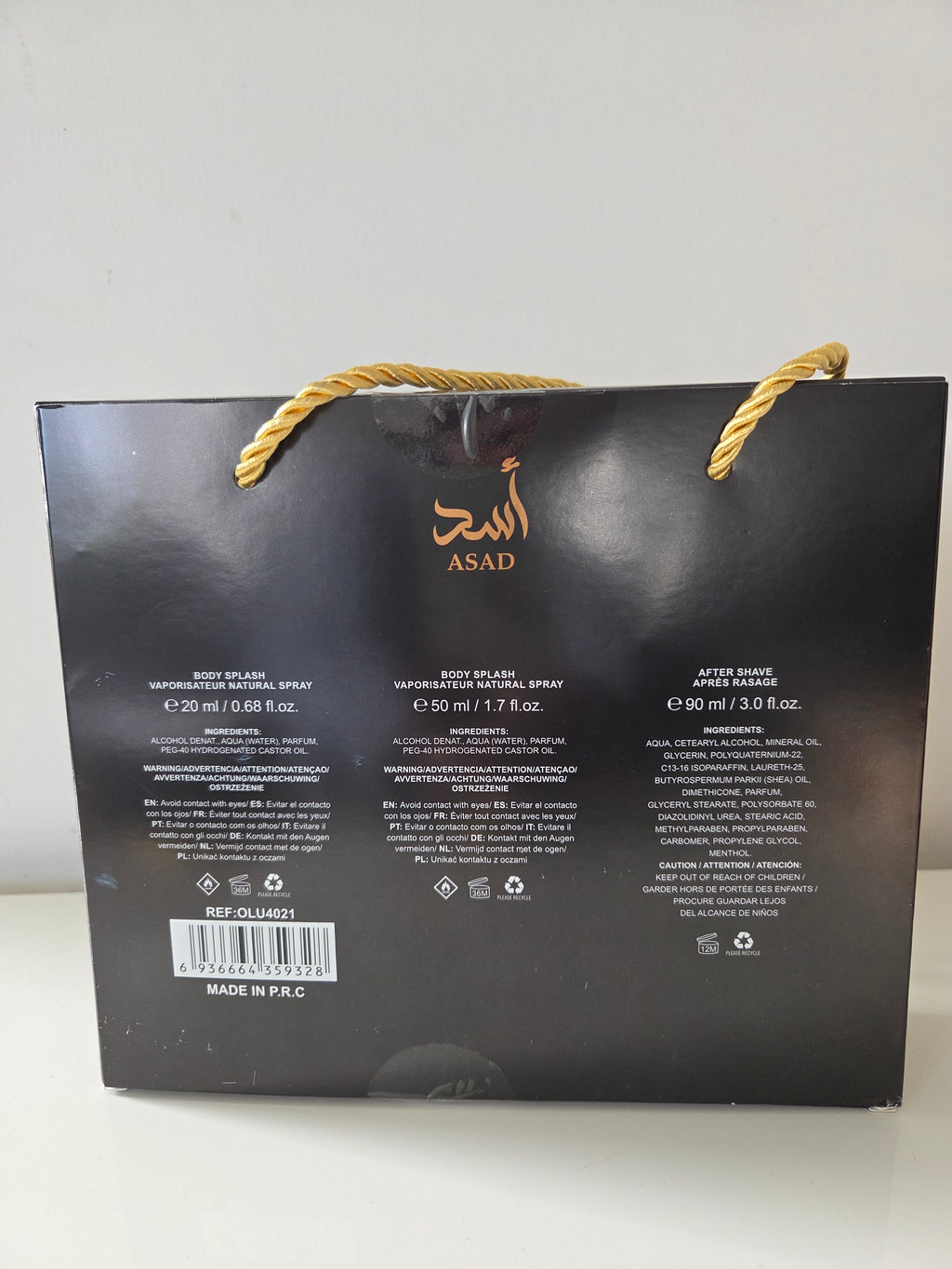 Asad - Geschenkset Body Splash & After Shave