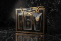 Coffret cadeau Asad Ameerate body splash et after shave noir et or