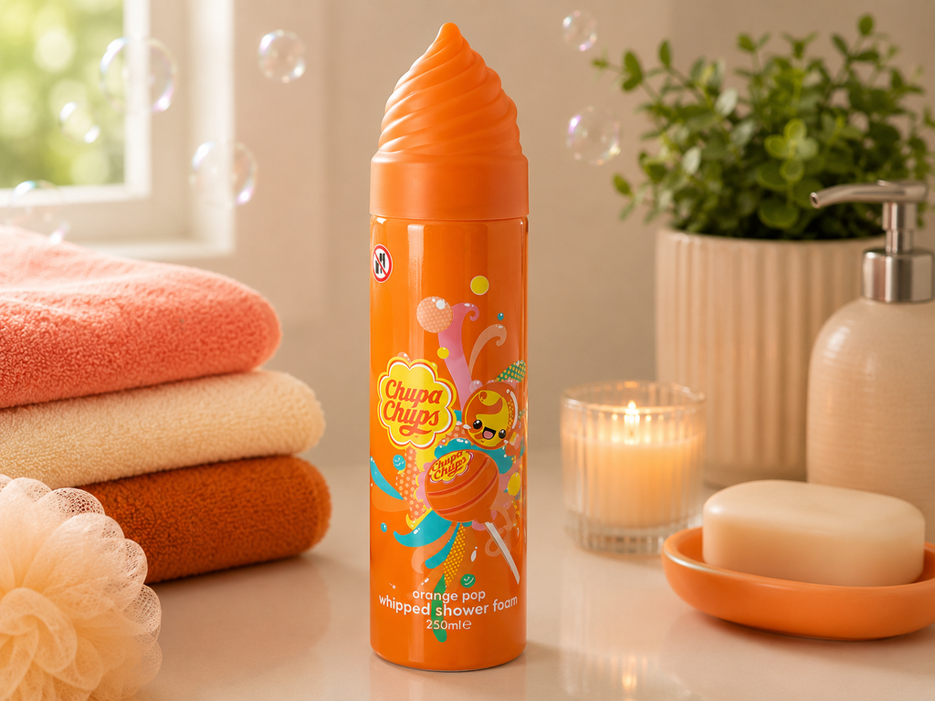 Chupa Chups Whipped Shower Foam – Orange Pop 250ml