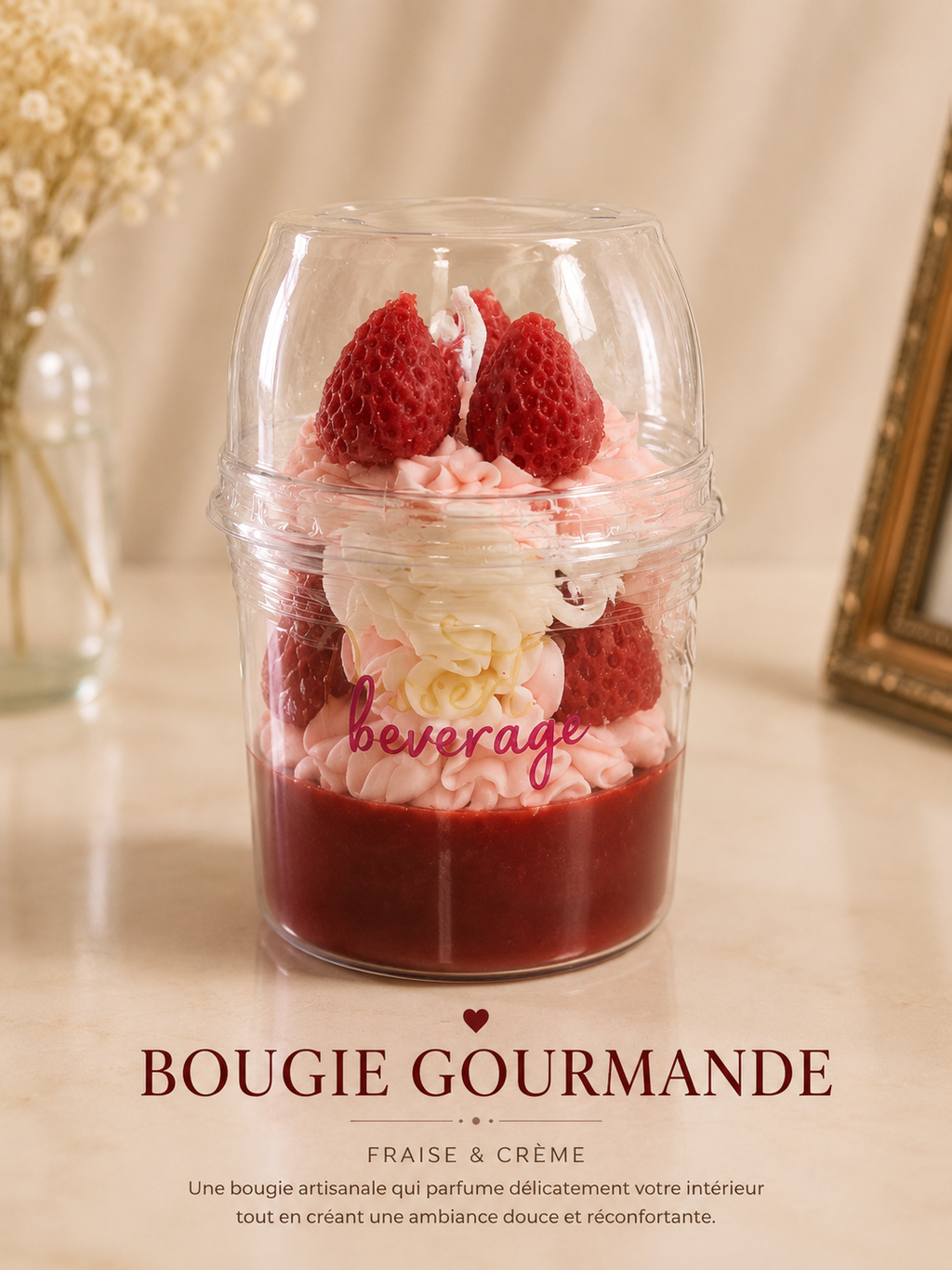 Bougie Dessert Cream Miel