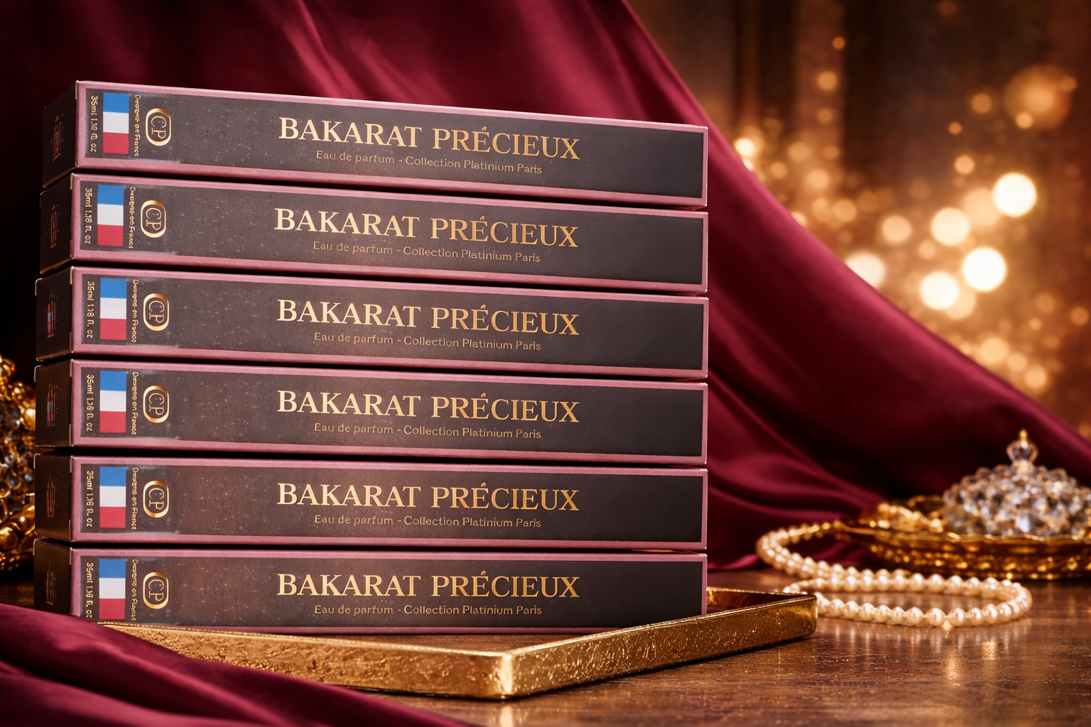 Bakarat Précieux – Eau de Parfum Collection Platinium Paris 35ml