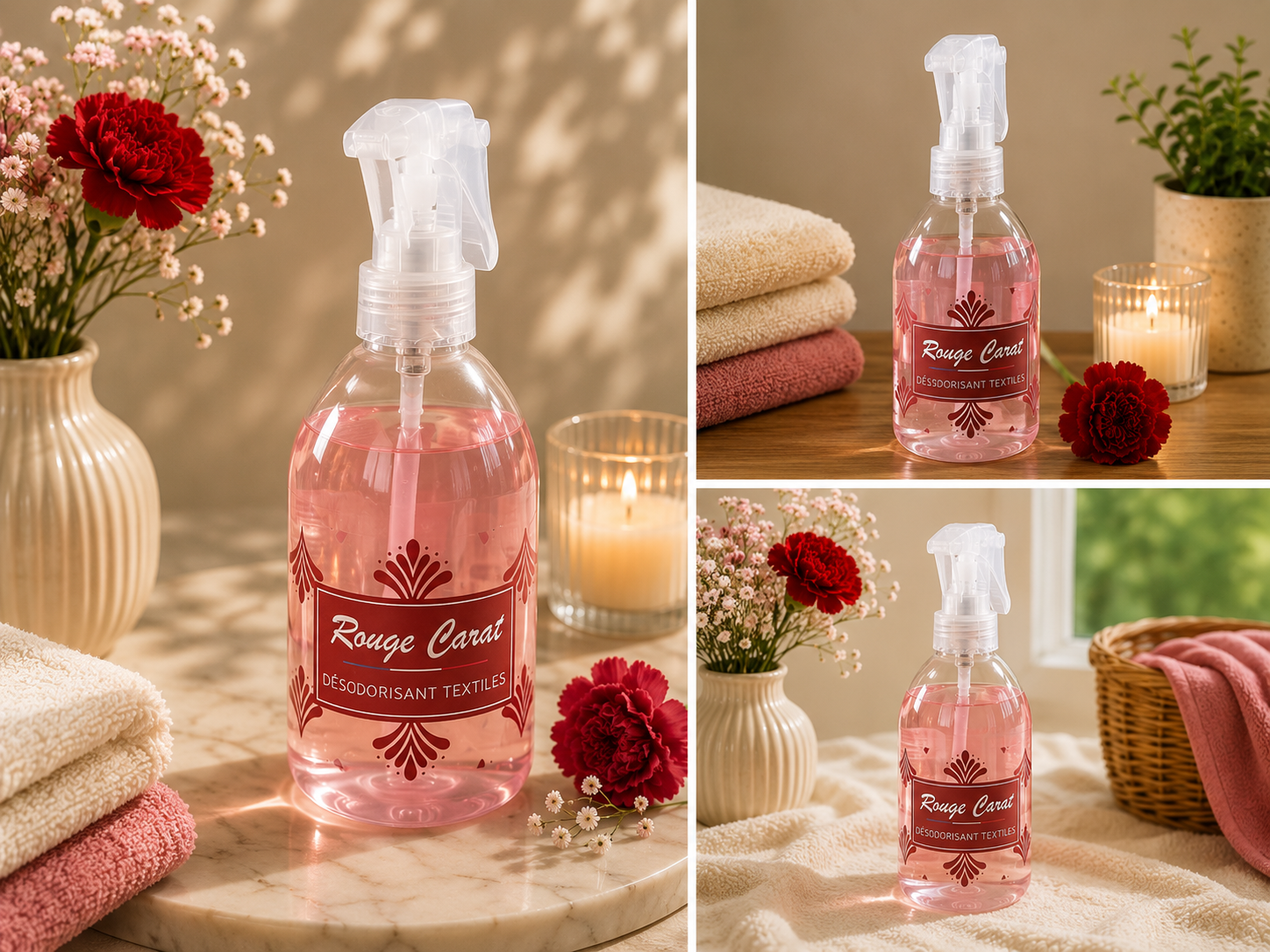 Rouge Carat – Désodorisant Textiles