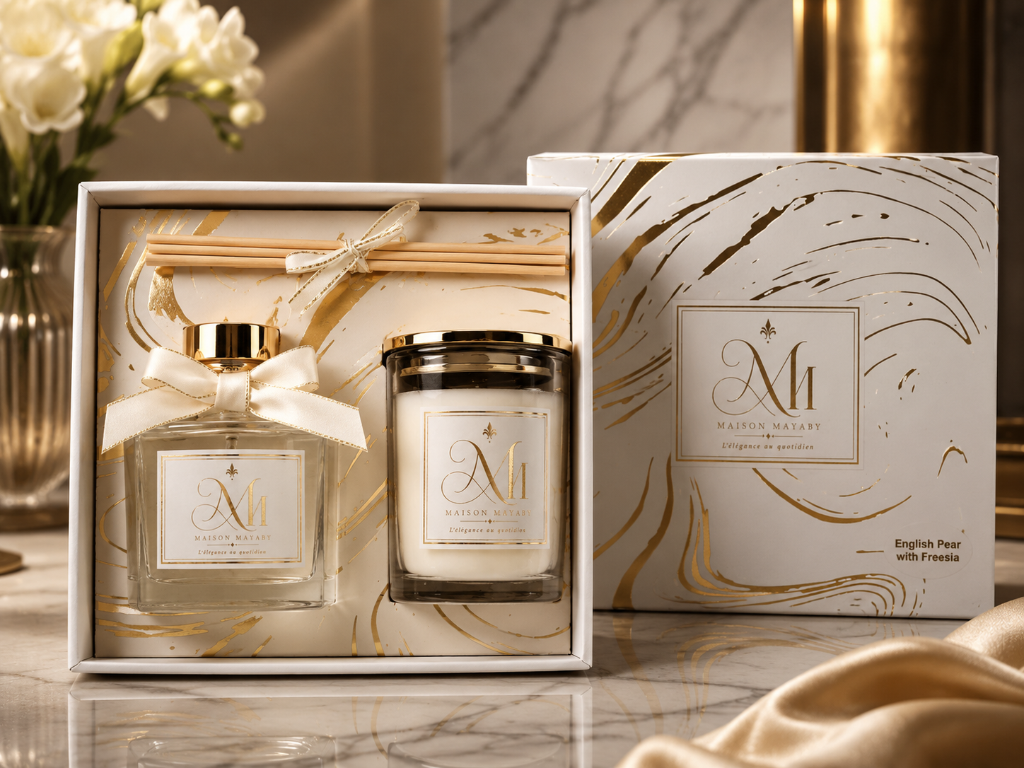 Coffret Maison Mayaby – White Peach Oolong