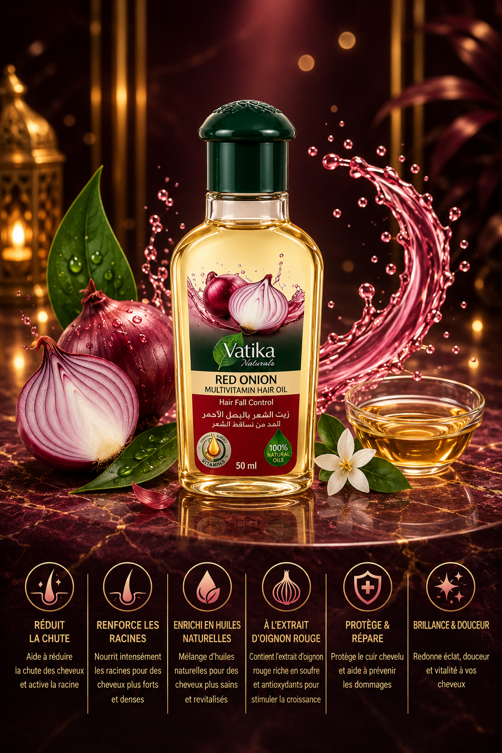 Vatika Multivitamin Hair Oil – Huile Capillaire Naturelle